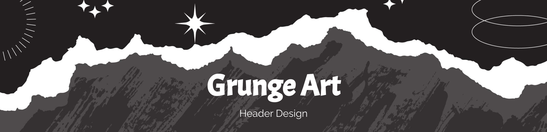 Grunge Art Header Design