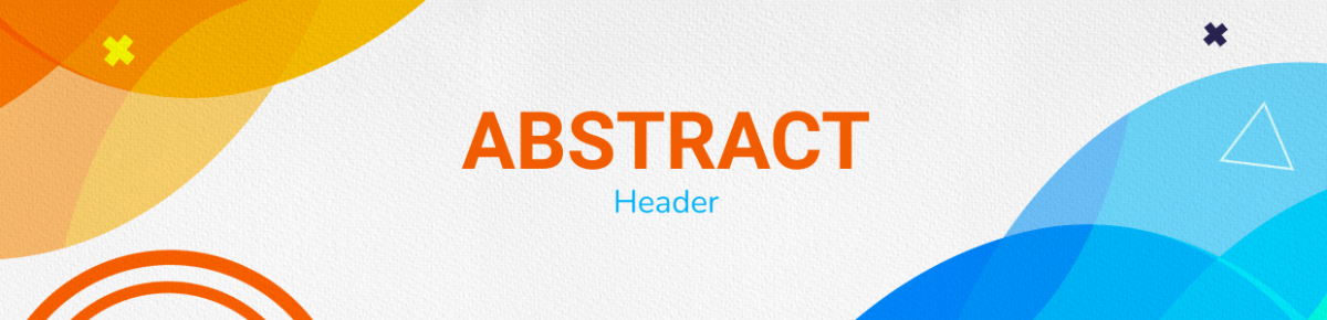 Free Abstract H1 Header Template