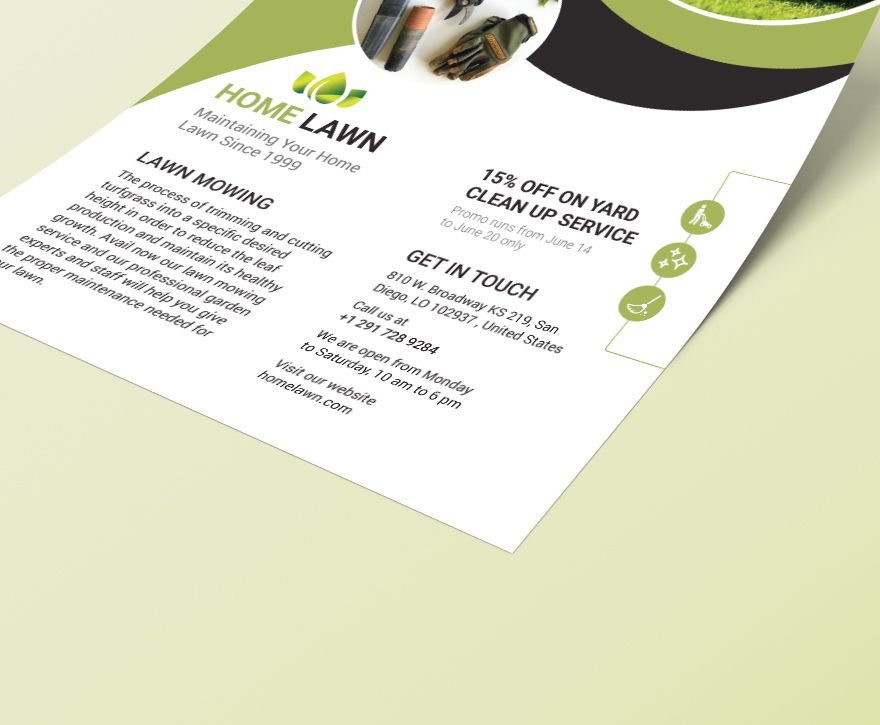 Home Care Flyer Template