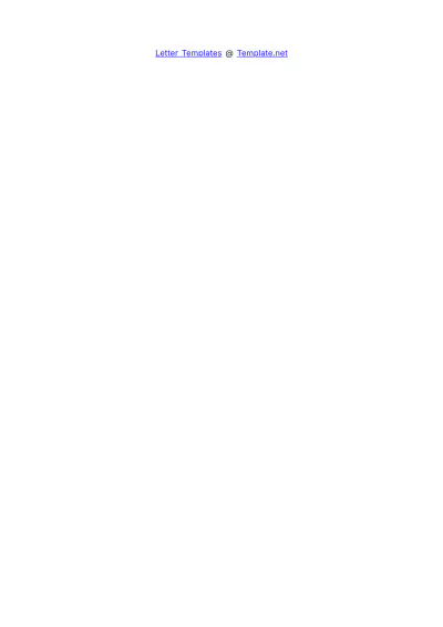 Free Job Experience Letter Template to Edit Online