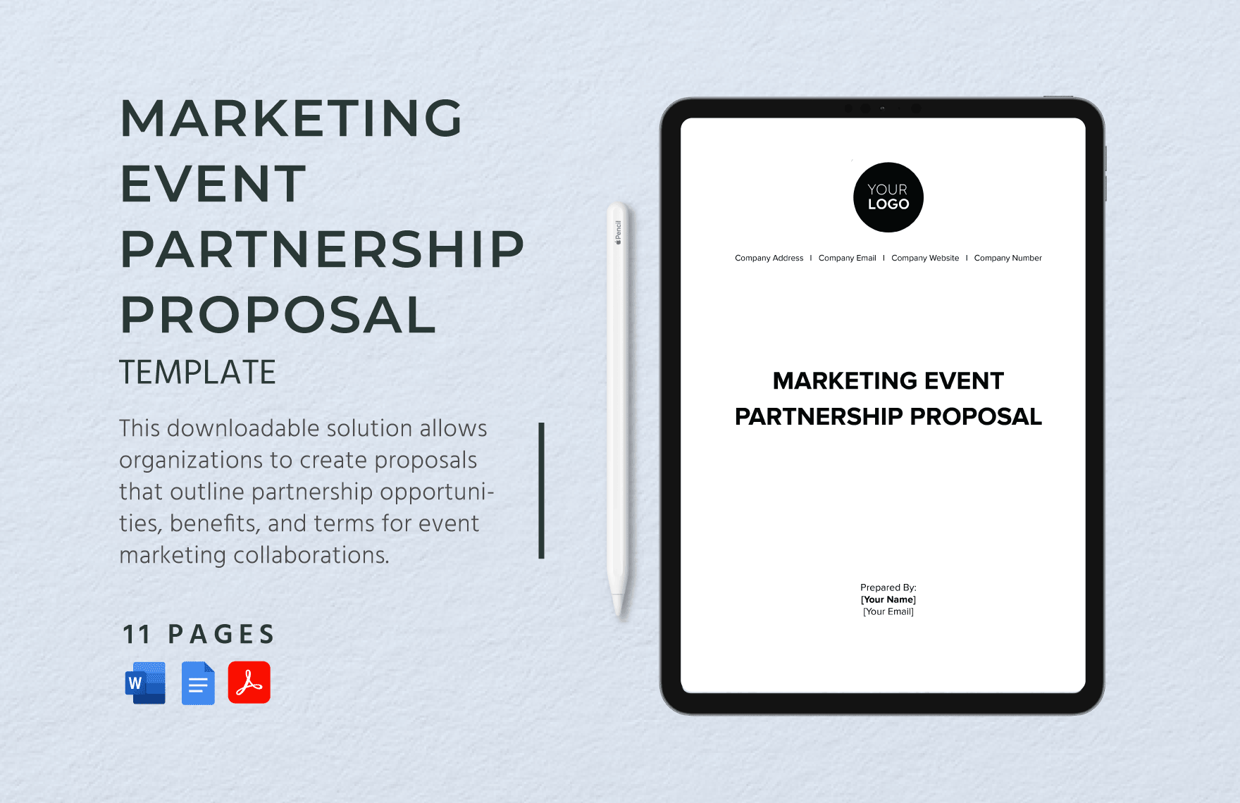 Marketing Event Partnership Proposal Template