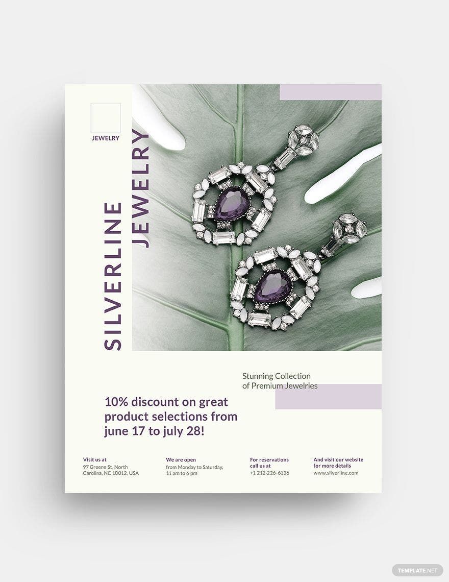 Jewelry Boutique Flyer Template