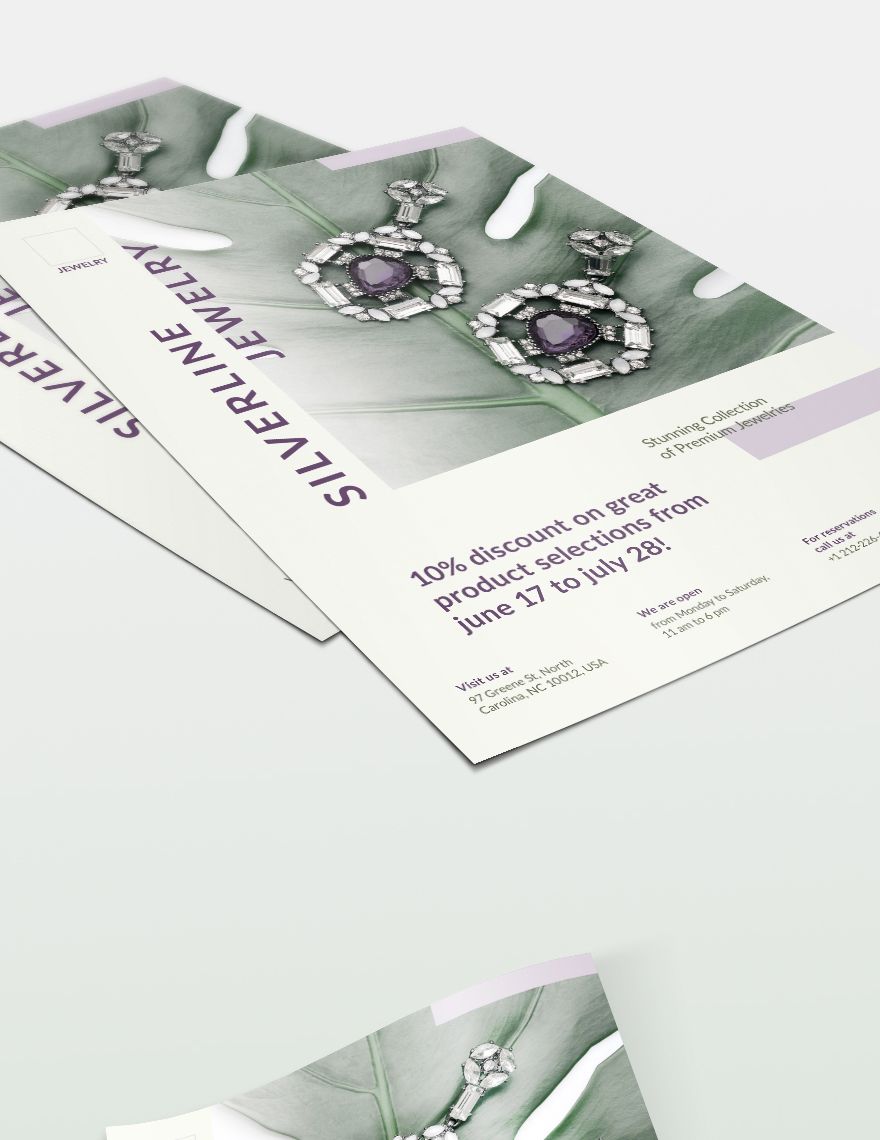Jewelry Boutique Flyer Template