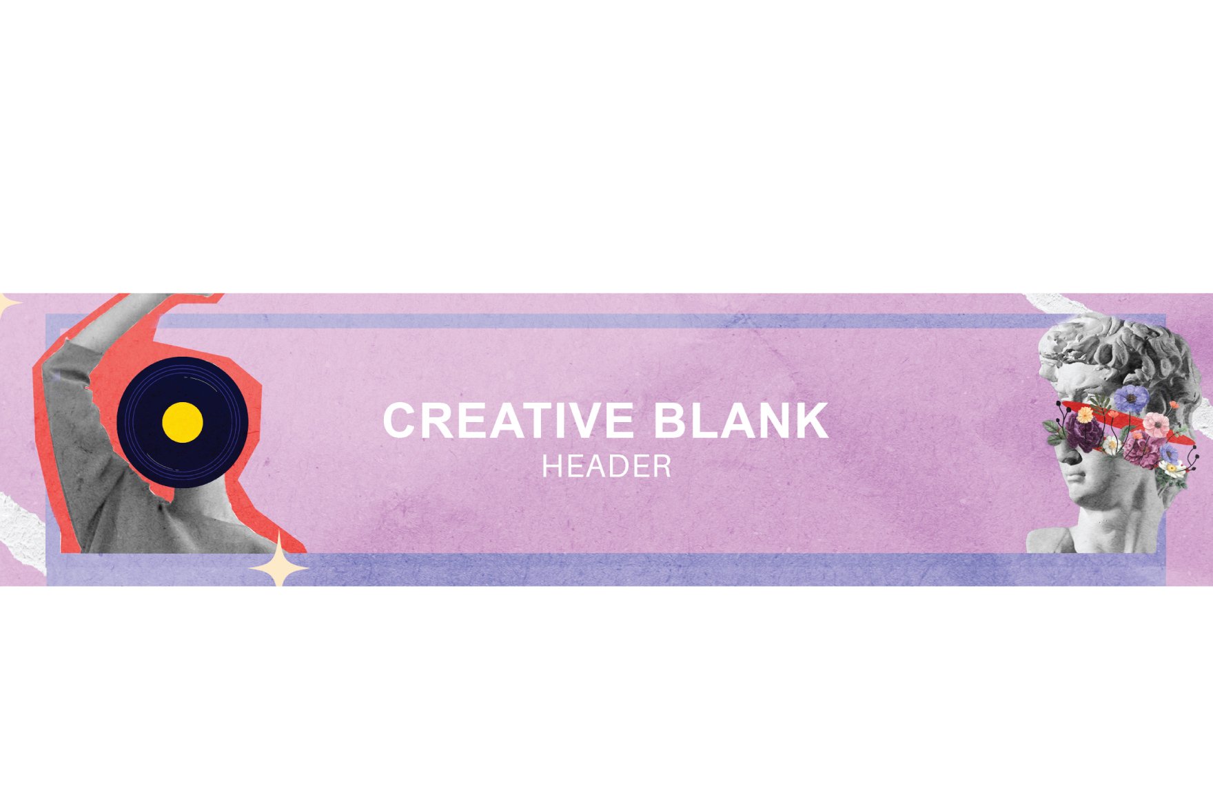 Creative Blank Header Template