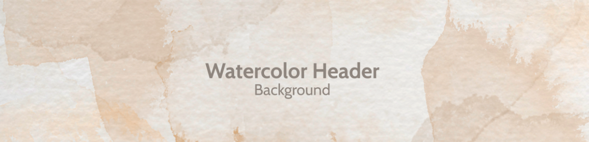 Free Watercolor Header Background Template