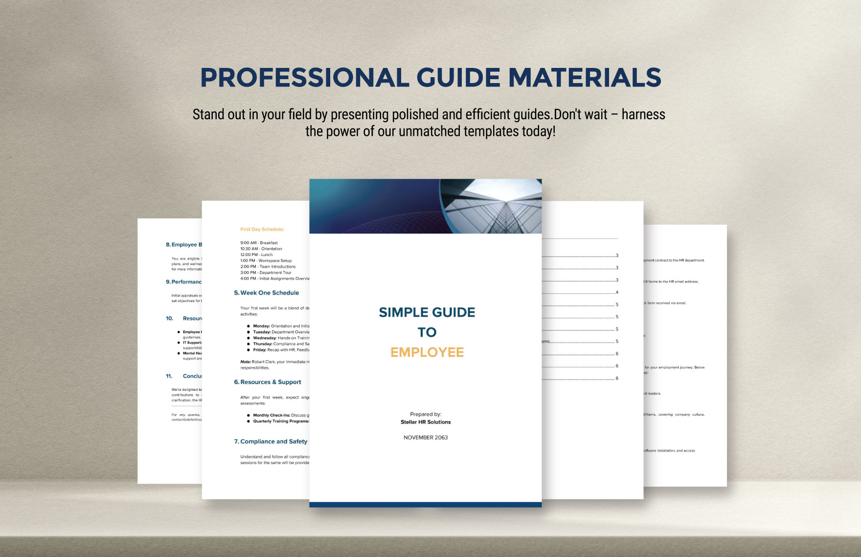 Free Simple Guide Template - Download in Word | Template.net