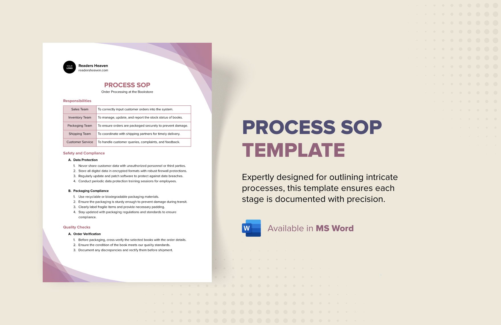 Process SOP Template