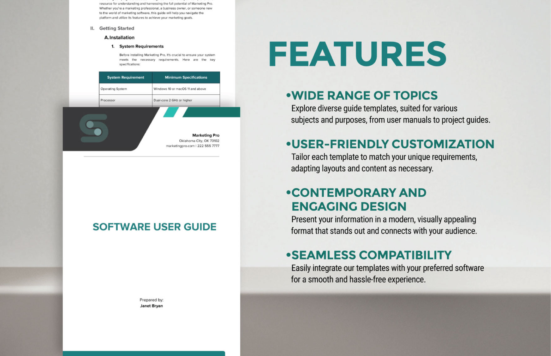 Software User Guide Template In Word Download Template Software User Guide Template In Word Download Template