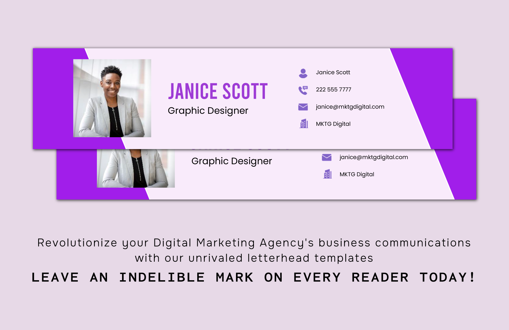 Digital Marketing Agency Standard Email Signature Template