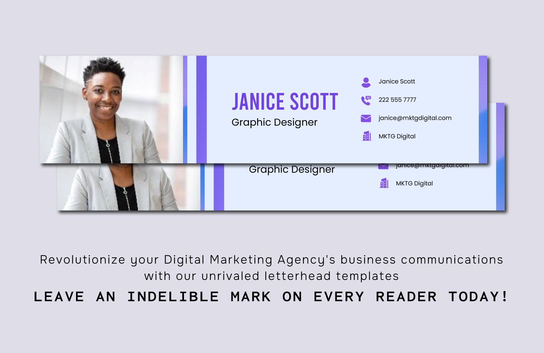 Digital Marketing Agency Image Email Signature Template