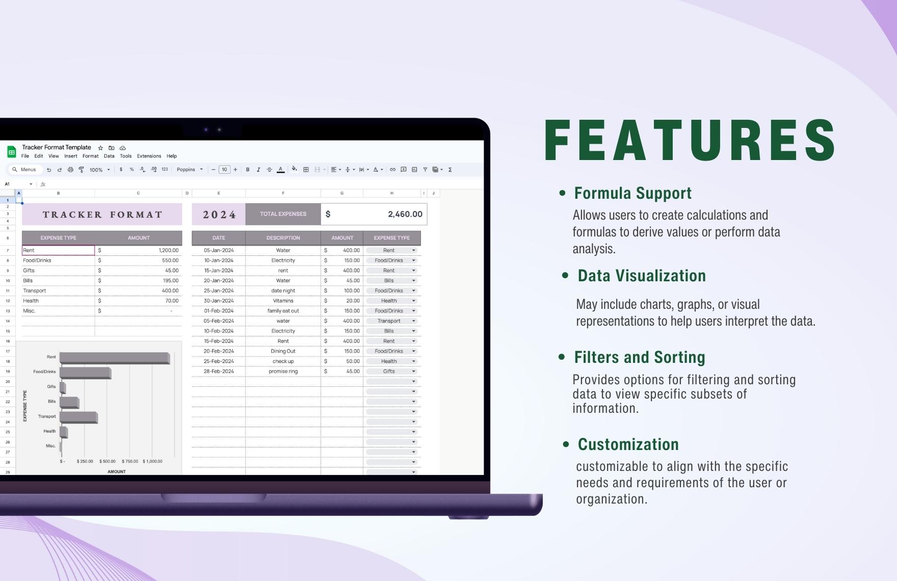 Free Tracker Format Template - Download in Excel, Google Sheets ...