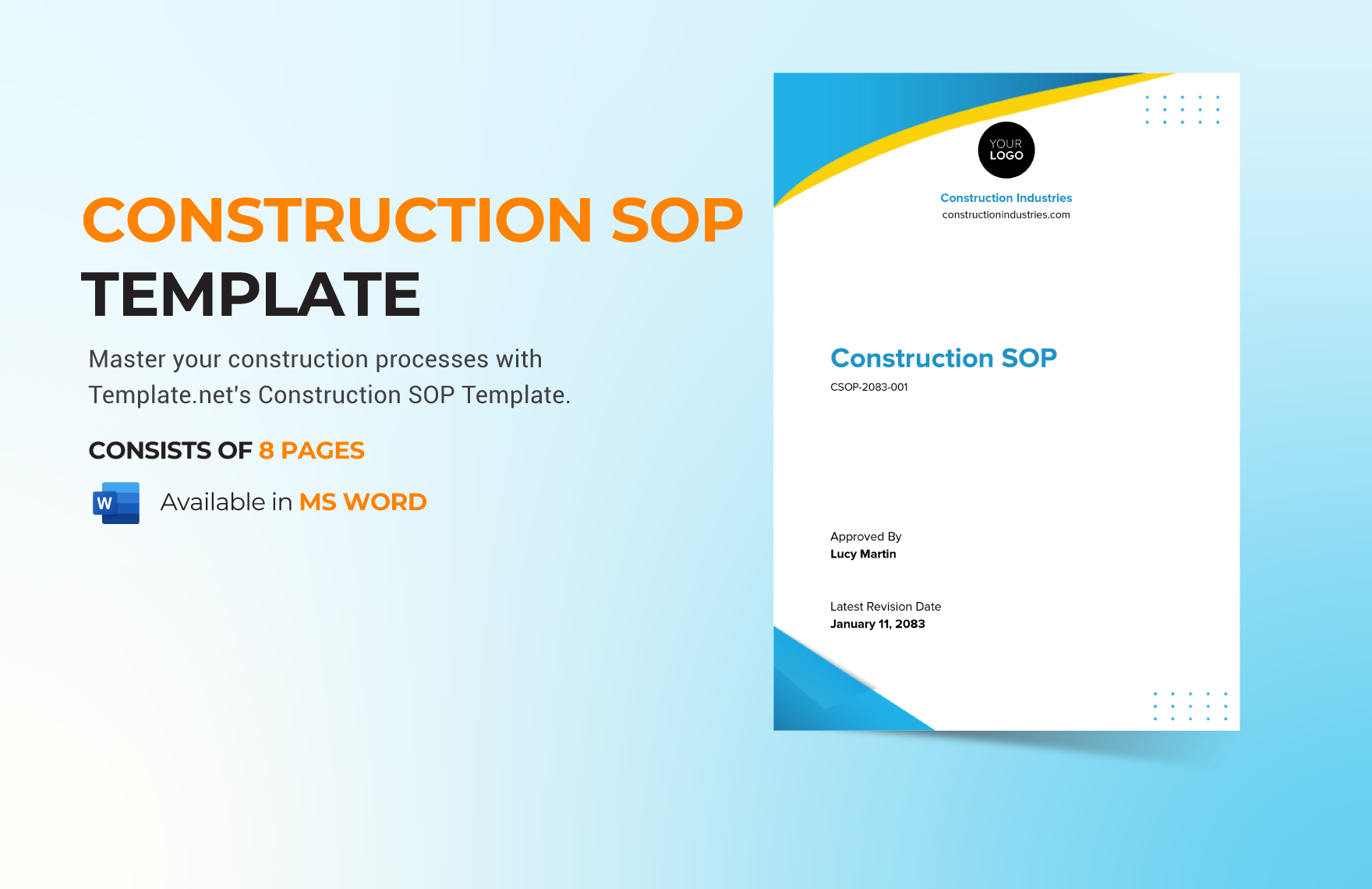 Construction SOP Template