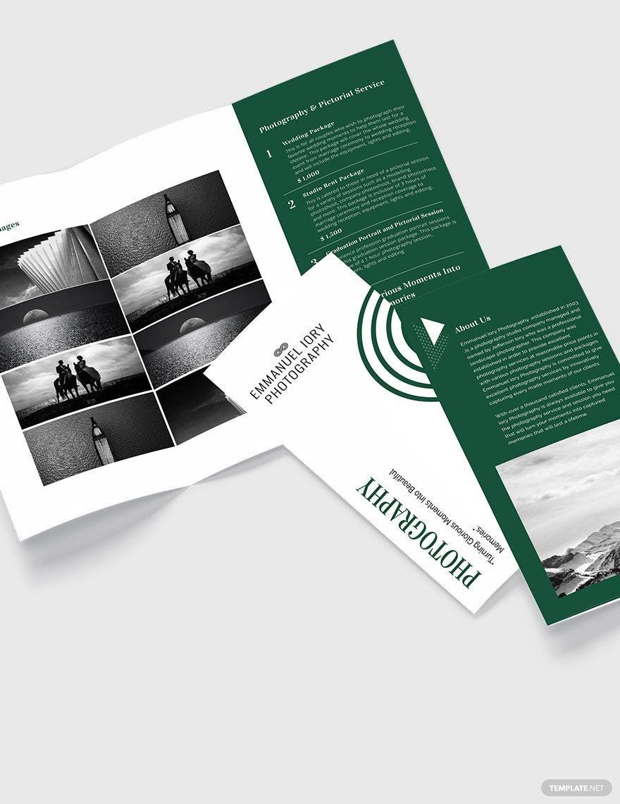 Modern Photography Brochure Template