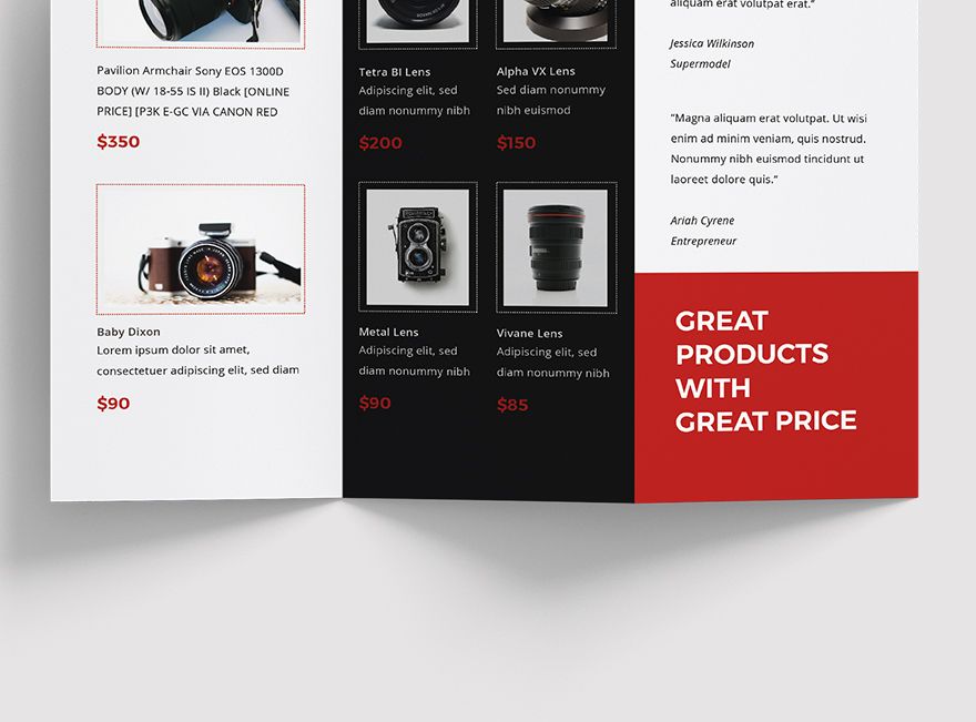 Product Sales Brochure Template