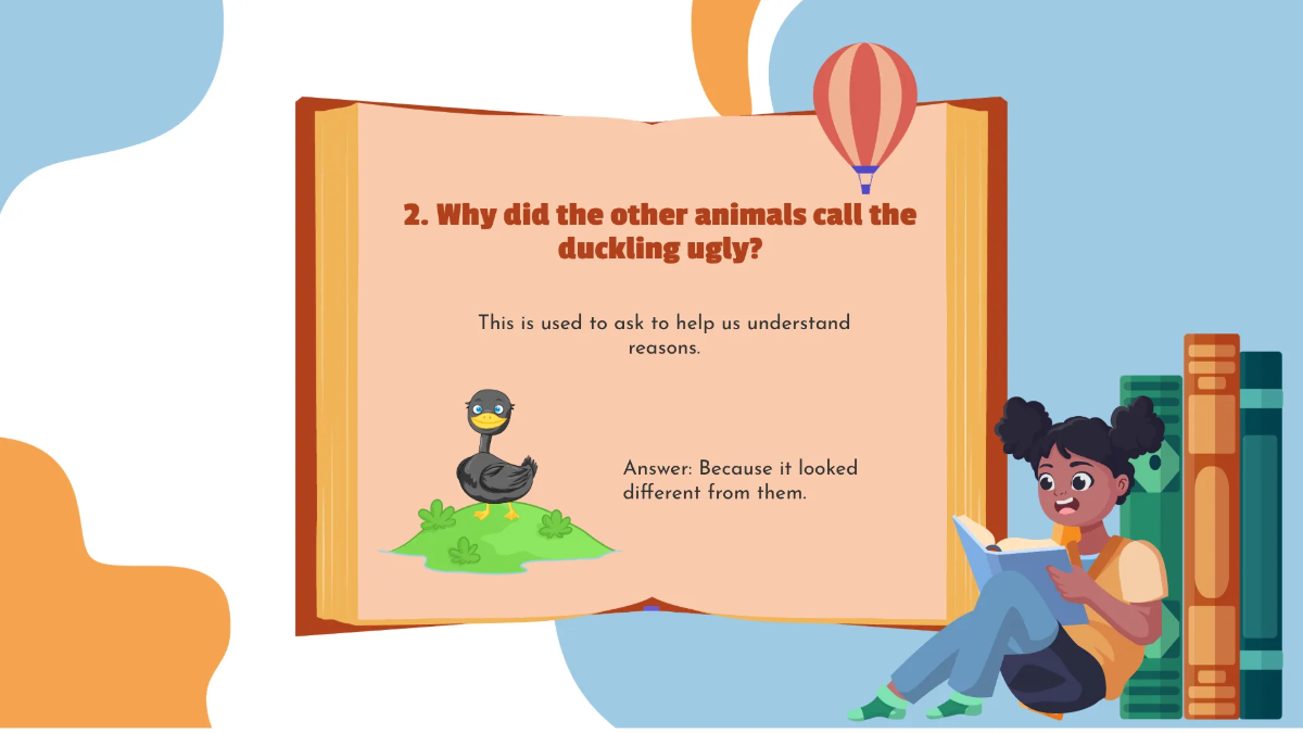 Free Asking and Answering Simple Questions About A Story Template to Edit Online