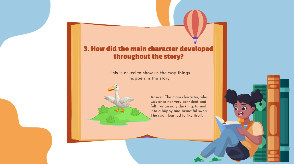 Free Asking and Answering Simple Questions About A Story Template to Edit Online