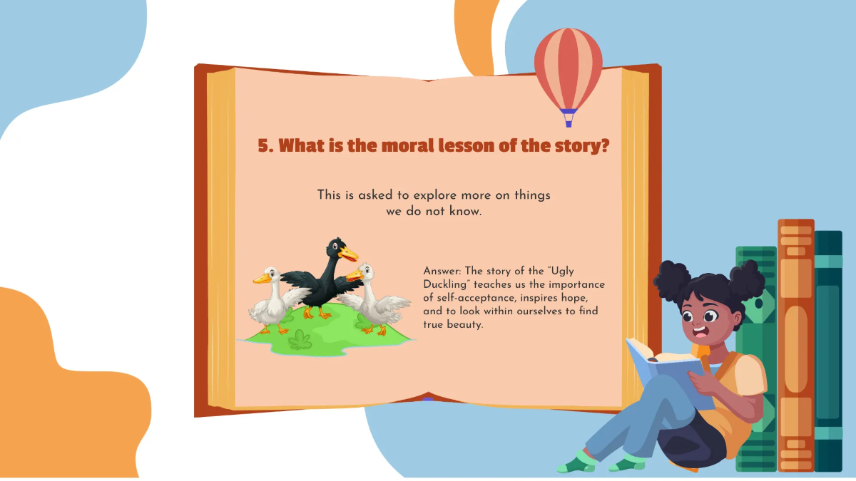 Free Asking and Answering Simple Questions About A Story Template to Edit Online