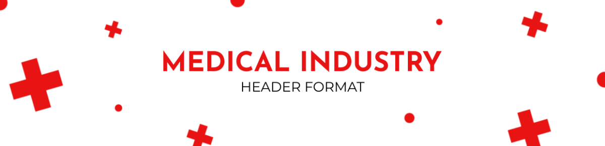 Medical Industry Header Format Template