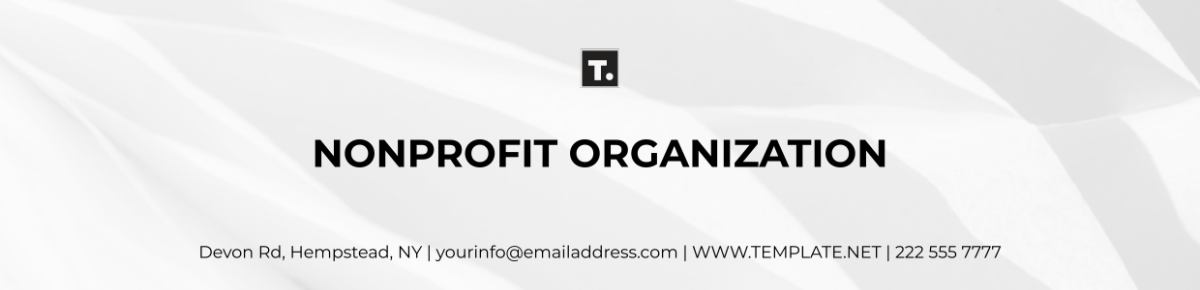 Nonprofit Organization Header Format