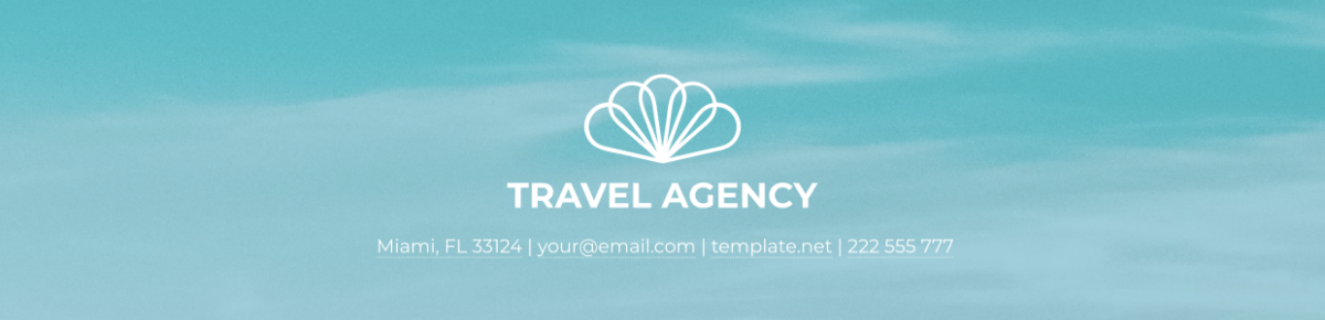 Travel Agency Header Format Template