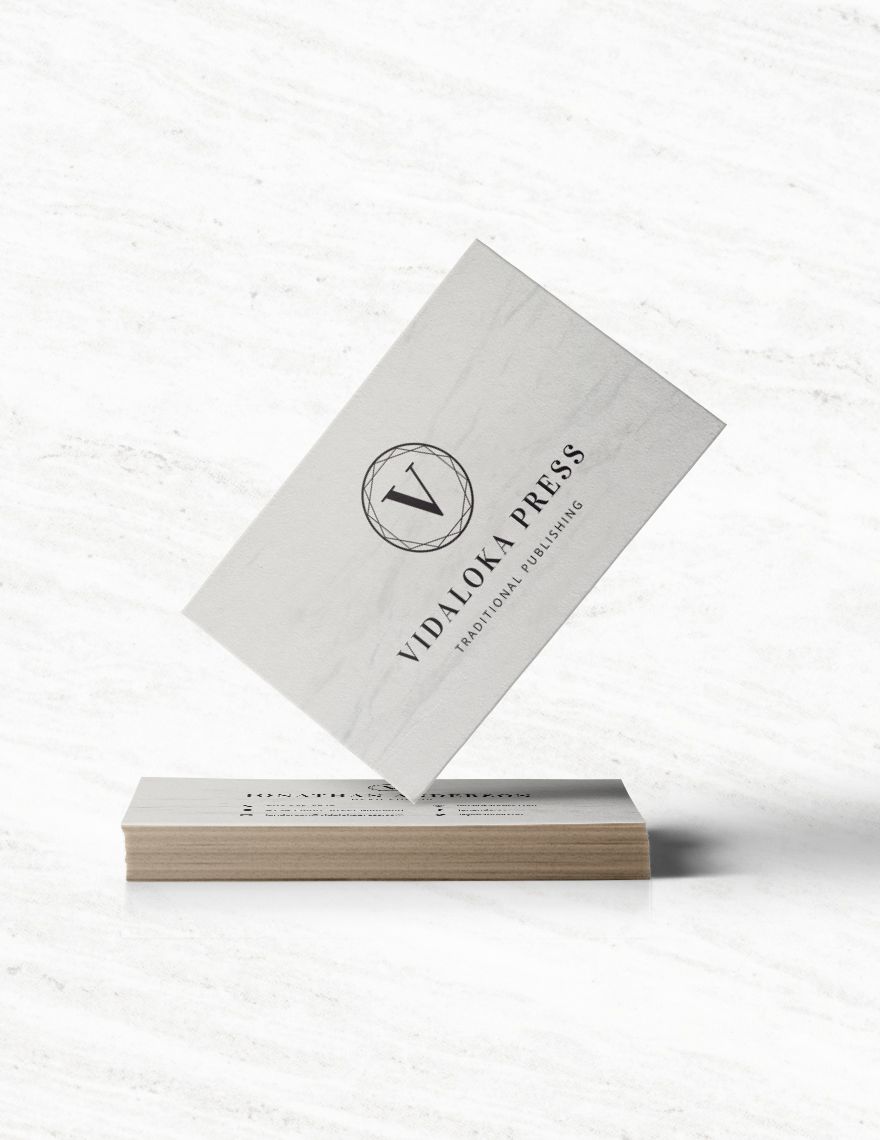 Engraved Business Card Template