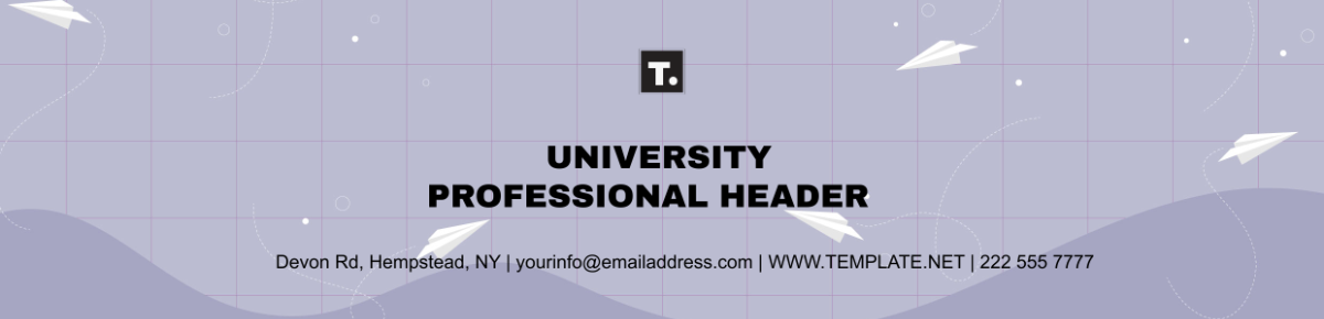 University Professional Header