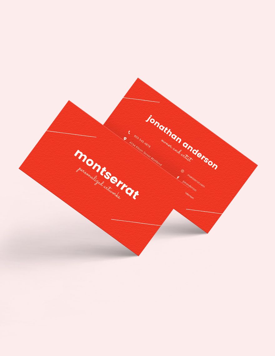 Glossy Business Card Template
