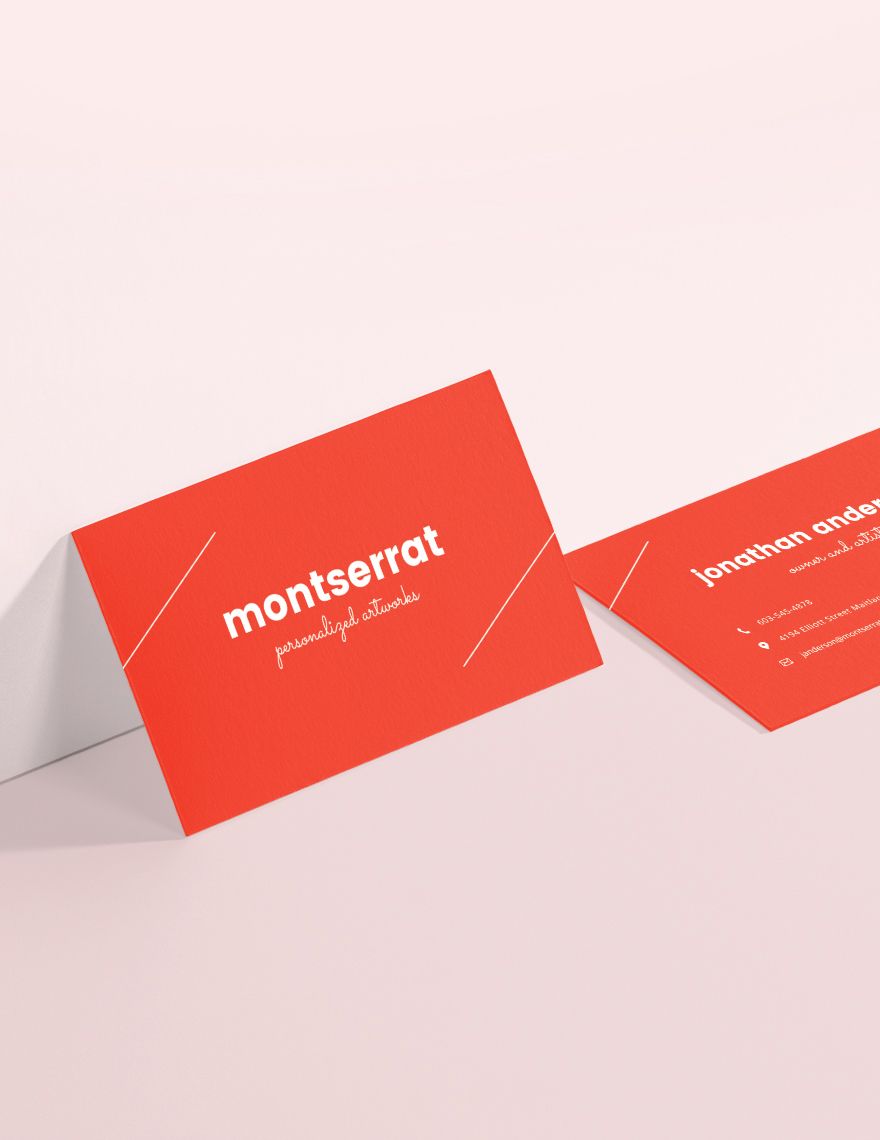 Glossy Business Card Template