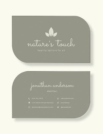 Business Card Template Pages Mac