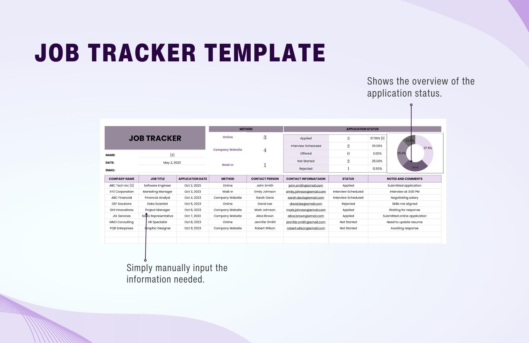 Job Tracker Template