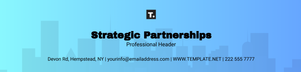 Strategic Partnerships Professional Header