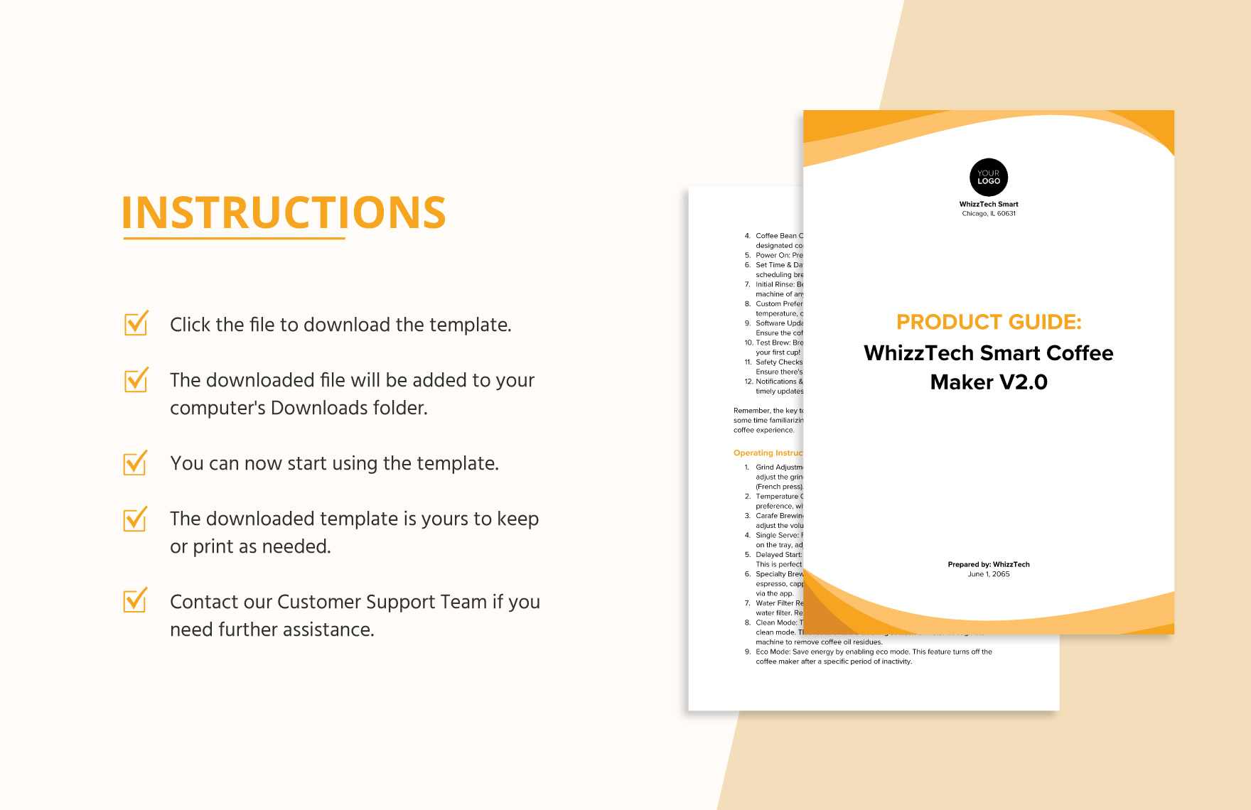 Product Guide Template