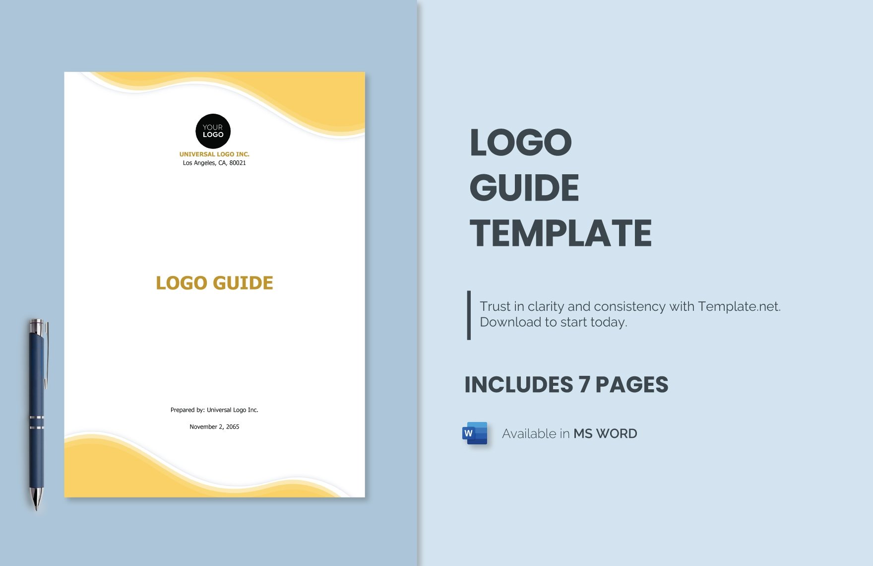 Free Logo Guide Template
