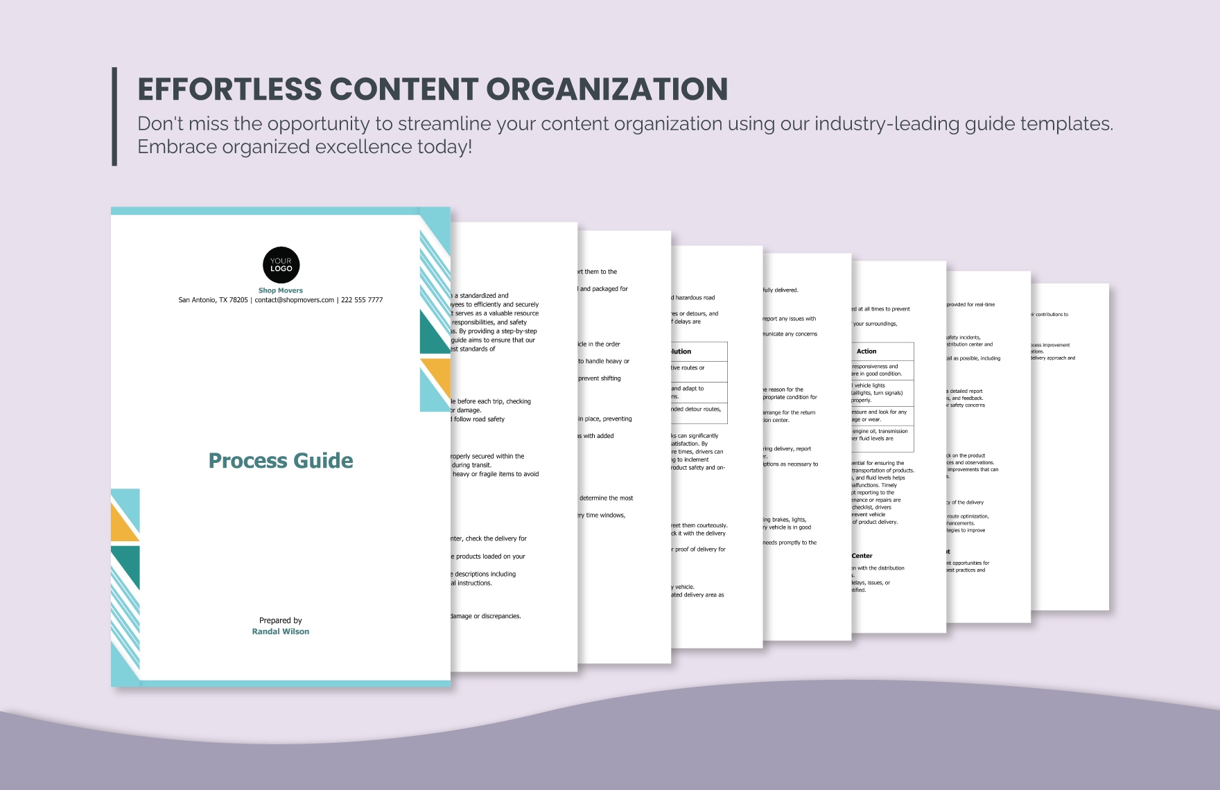 Process Guide Template Download in Word Template net Process Guide Template Download in Word Template net
