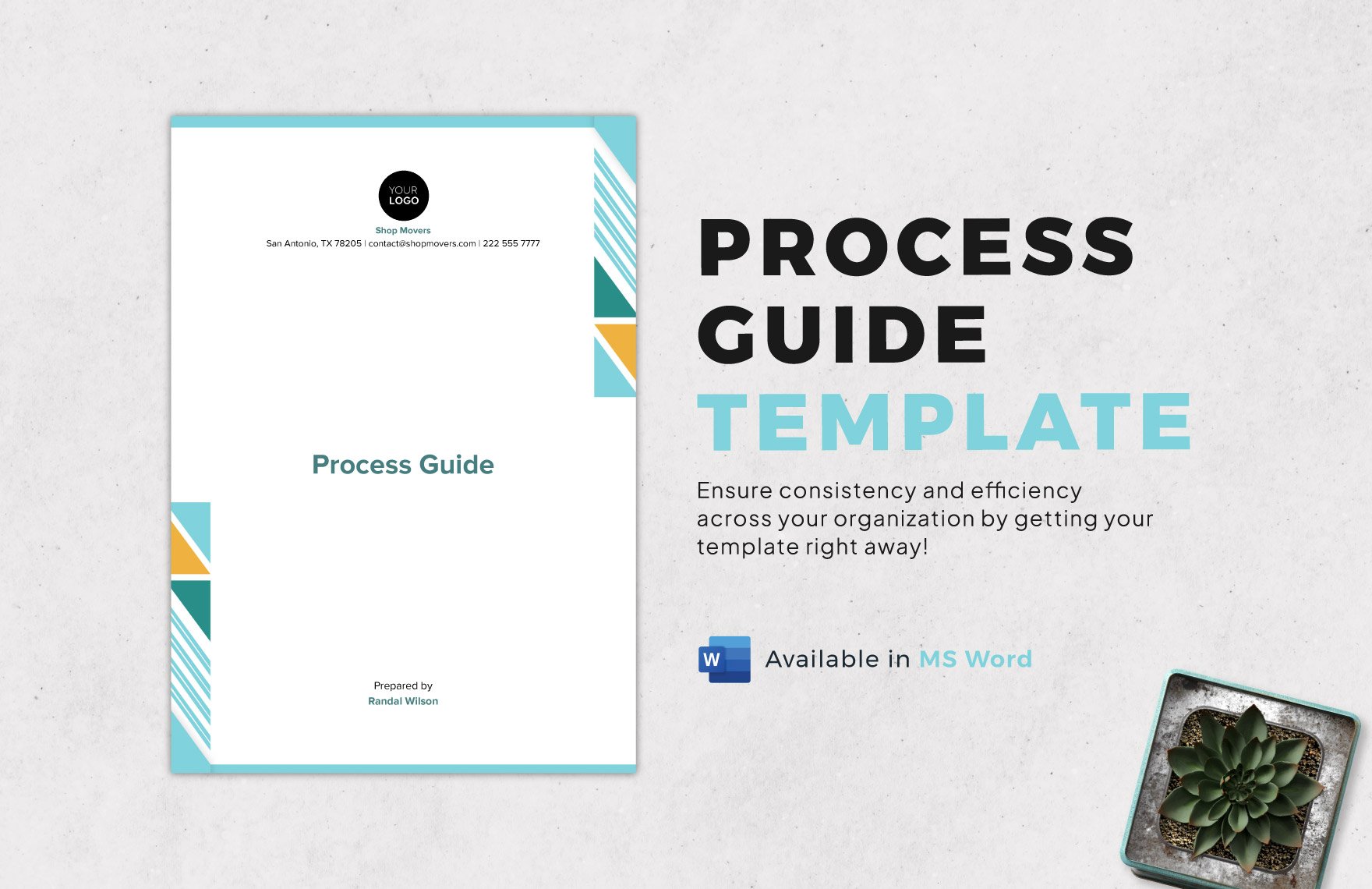 Process Guide Template in Word