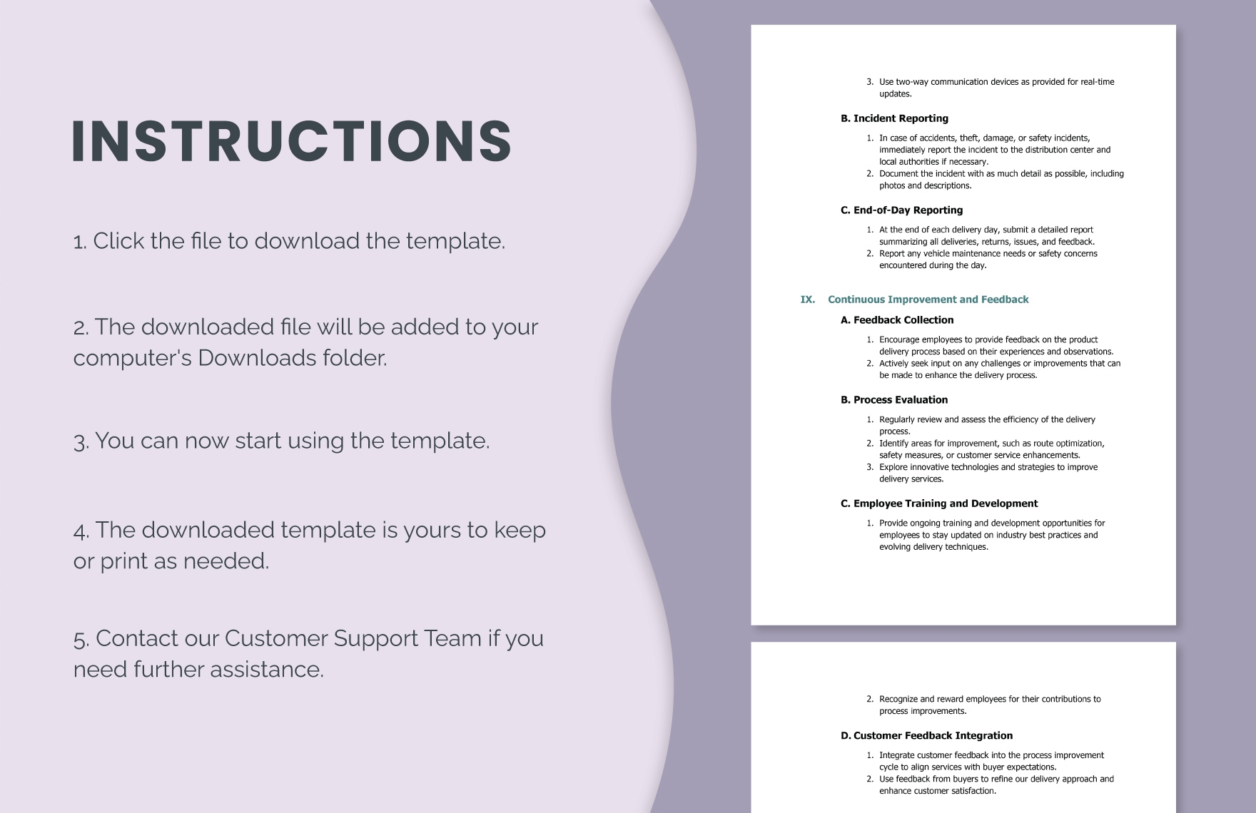 Process Guide Template - Download in Word | Template.net