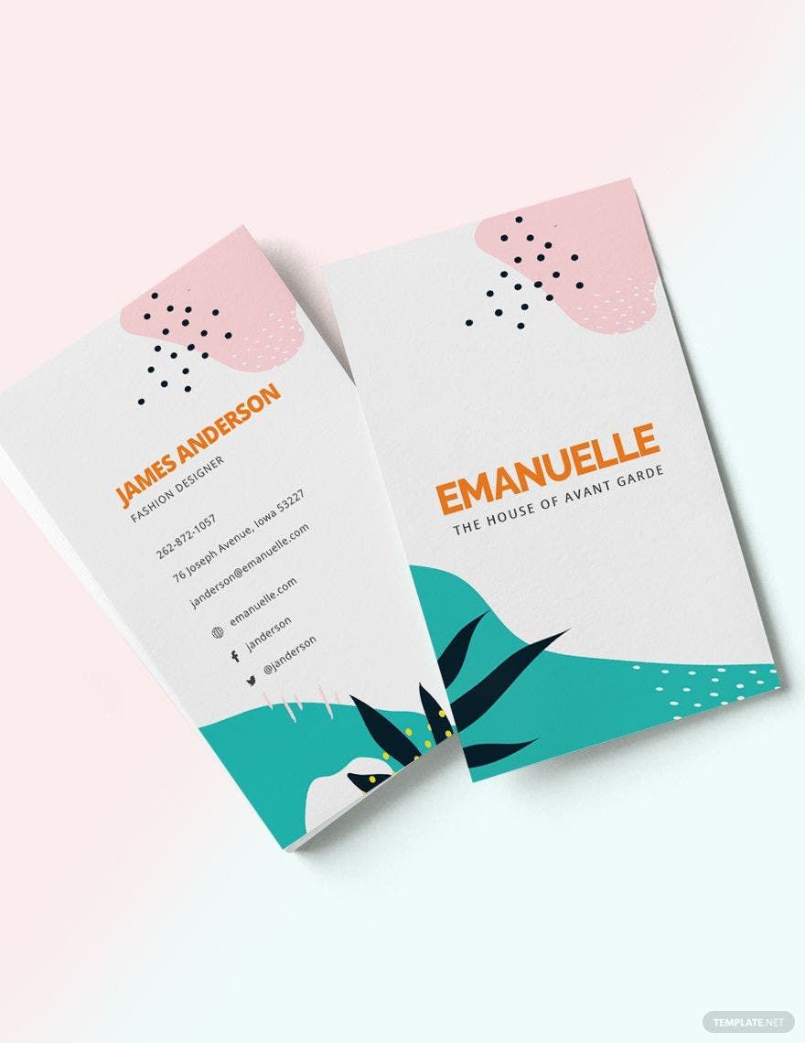 Thick Business Card Template in Word, Google Docs, Illustrator, PSD, Apple Pages, Publisher