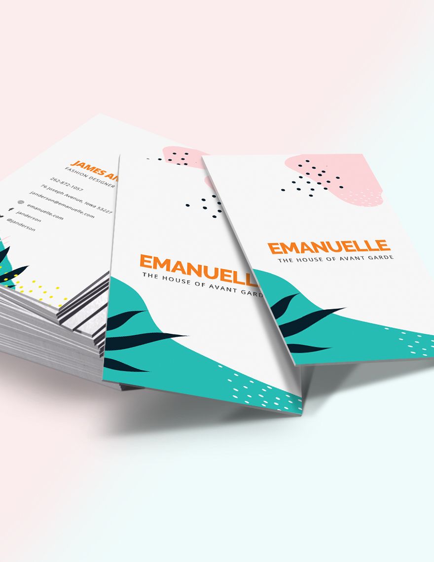 Thick Business Card Template