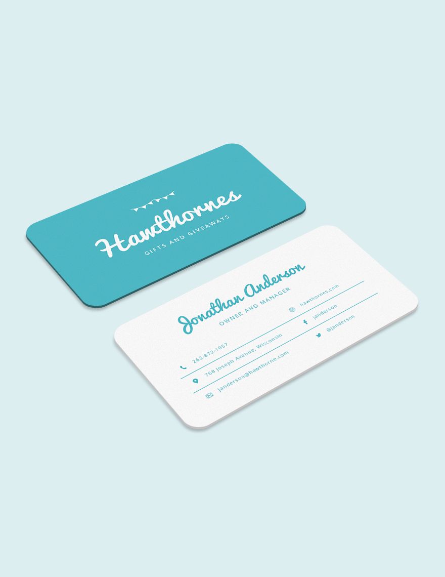 Staples Business Card Template