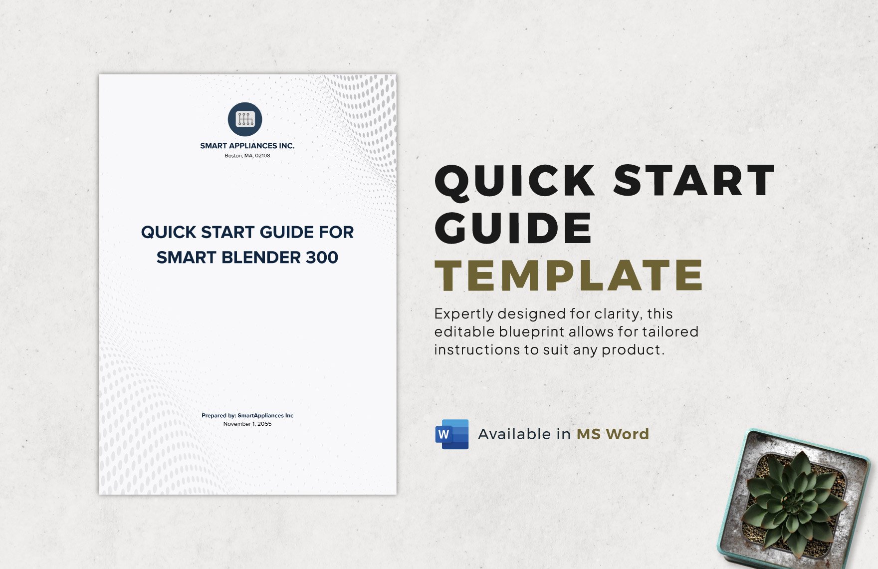 Quick Start Guide Template in Word