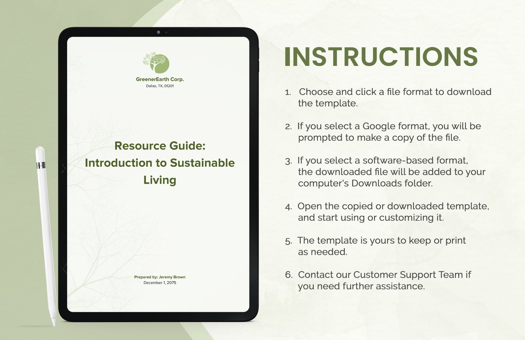 Resource Guide Template