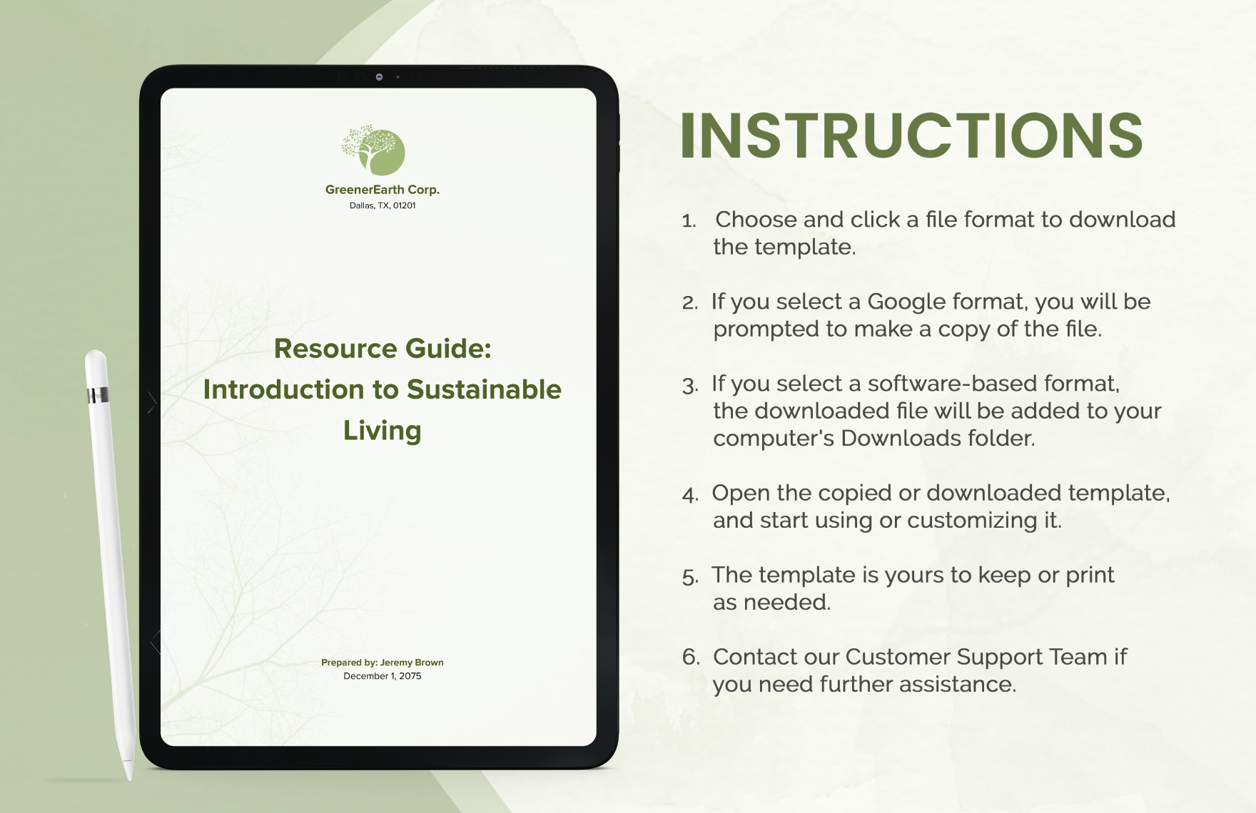 Resource Guide Template in Word Download