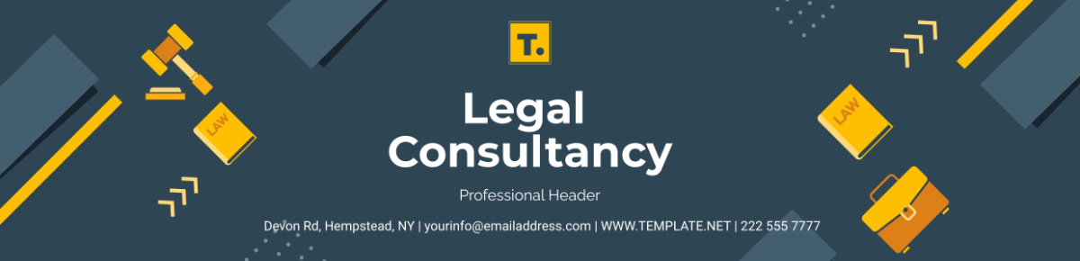 Legal Consultancy Professional Header