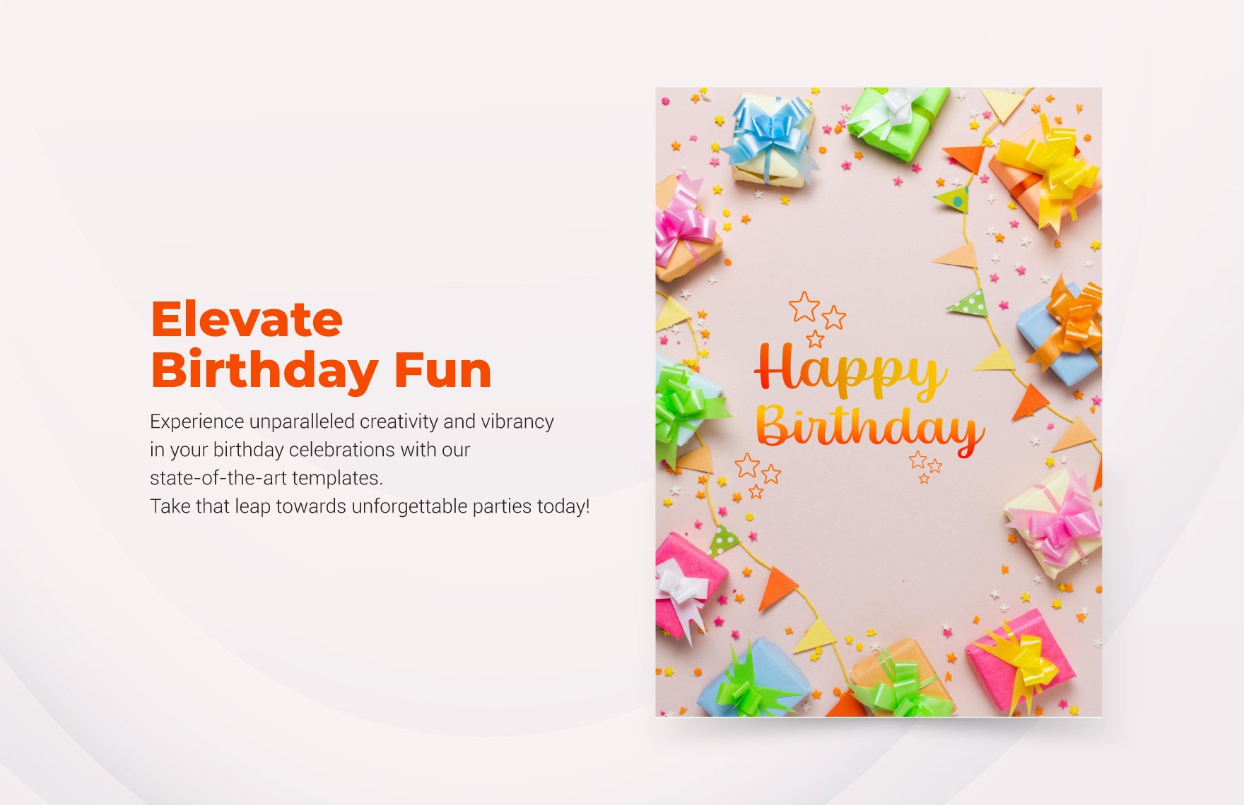 Editable Happy Birthday Template