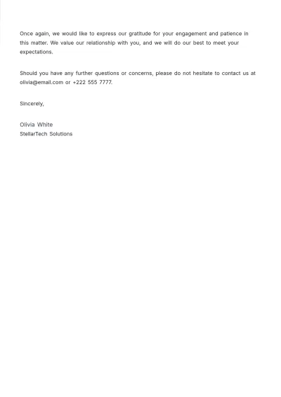 Free Work Response Letter Template to Edit Online