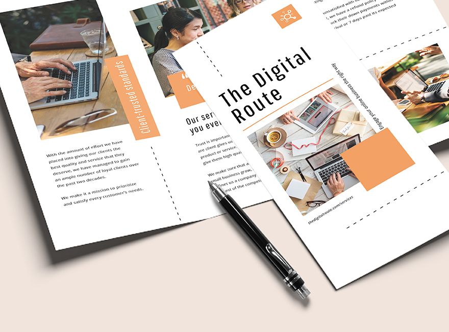 Digital Marketing Brochure Template
