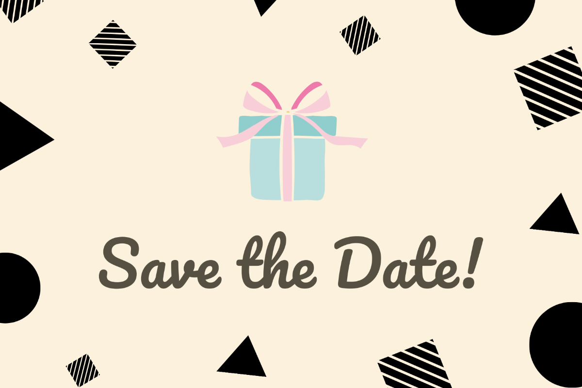 FREE Save the Date Postcard Template - Download in Word, PDF ...