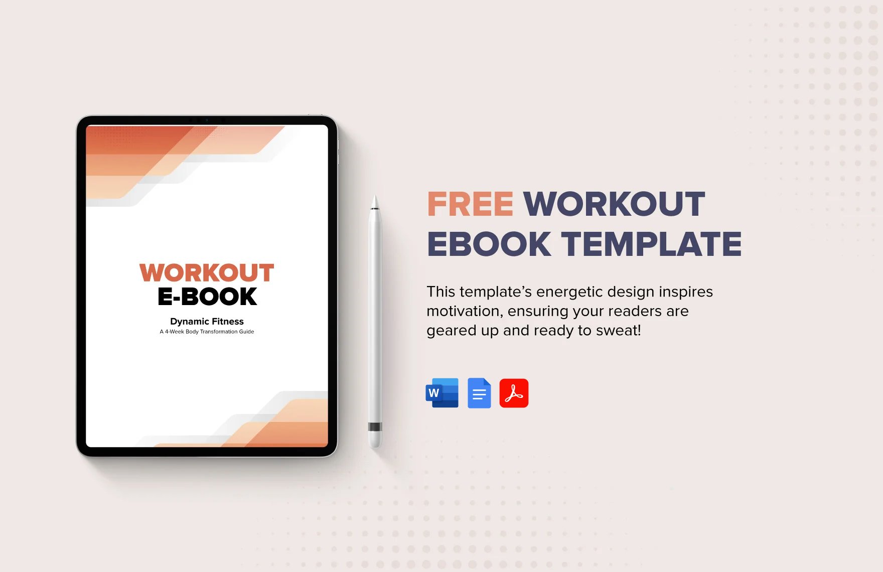Free Workout Ebook Template in Word, Google Docs, PDF