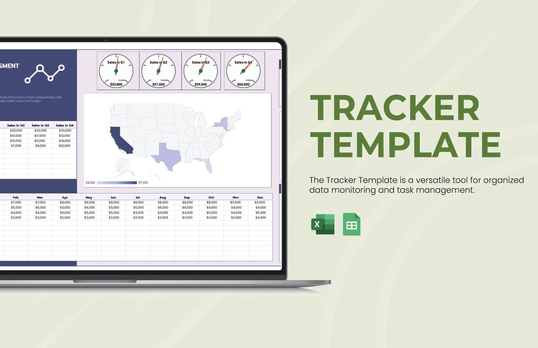Free Tracker Template in Excel, Google Sheets