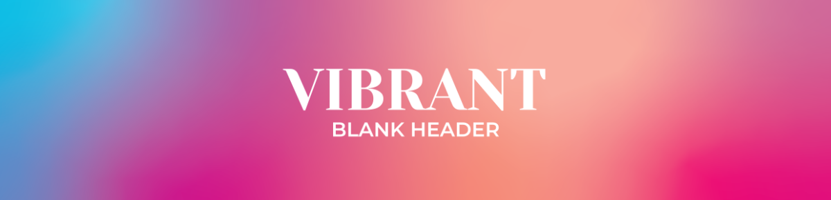 Vibrant Blank Header Template